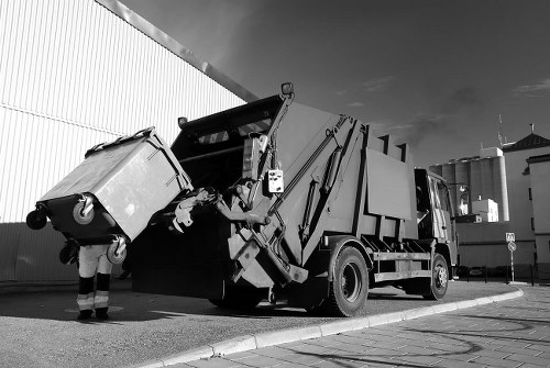 Grab hire truck ready for service in Sutton
