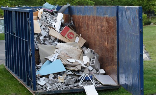 Professional site clearance crew preparing a construction site in Sutton