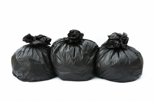Garden waste being removed by professionals in Sutton