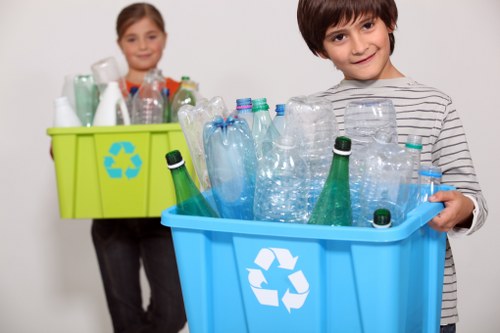Professional waste disposal services in action in Sutton