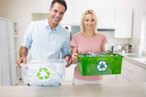 Environmentally friendly waste recycling process at Skip Hire Sutton