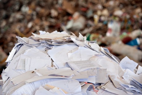 Clean and accessible residential area with a skip