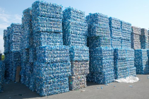 Recycled garden waste materials in Sutton